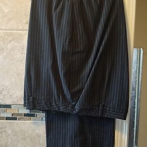 Pinstripe trousers